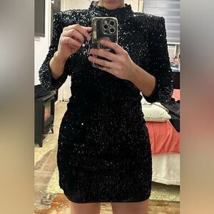 Zara sequin drees